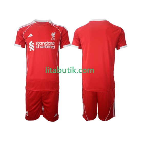 Liverpool Barn Hemma Fotbollströja 2025-2026 Kortärmad
