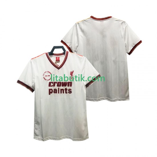 Liverpool 1985 1986 Retro Män Borta Fotbollströja Kortärmad
