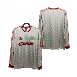 Liverpool 1989 1991 Retro Män Borta Fotbollströja Långärmad Liverpool 1989 1991 Retro Män Borta Fotbollströja Långärmad