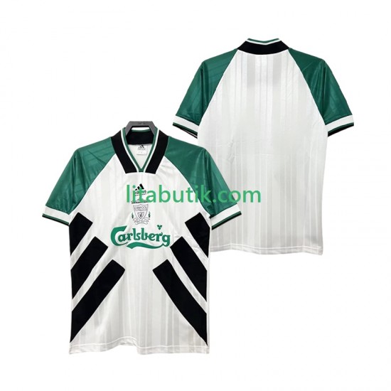 Liverpool 1993 1995 Retro Män Borta Fotbollströja Kortärmad