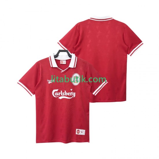 Liverpool 1996 Retro Män Hemma Fotbollströja 1998 Kortärmad