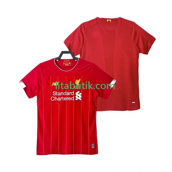 Liverpool 2019 2020 Retro Män Hemma Fotbollströja Kortärmad