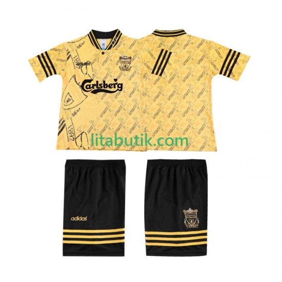 Liverpool LWP 1994 1996 Retro Barn Tredje Fotbollströja Kortärmad