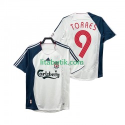 Liverpool Torres 9 Retro Män Borta Fotbollströja 2008 2006 Kortärmad Liverpool Torres 9 Retro Män Borta Fotbollströja 2008 2006 Kortärmad