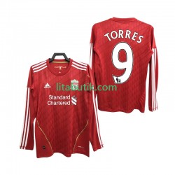 Liverpool Torres 9 2012 Retro Män Hemma Fotbollströja 2010 Långärmad Liverpool Torres 9 2012 Retro Män Hemma Fotbollströja 2010 Långärmad