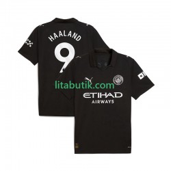 Manchester City Erling Haaland 9 Män Borta Fotbollströja 2025-2026 Kortärmad