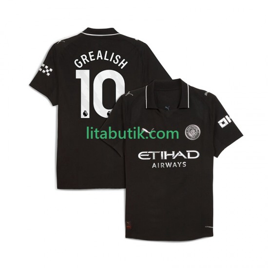 Manchester City Jack Grealish 10 Män Borta Fotbollströja 2025-2026 Kortärmad