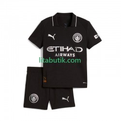 Manchester City Barn Borta Fotbollströja 2025-2026 Kortärmad Manchester City Barn Borta Fotbollströja 2025-2026 Kortärmad