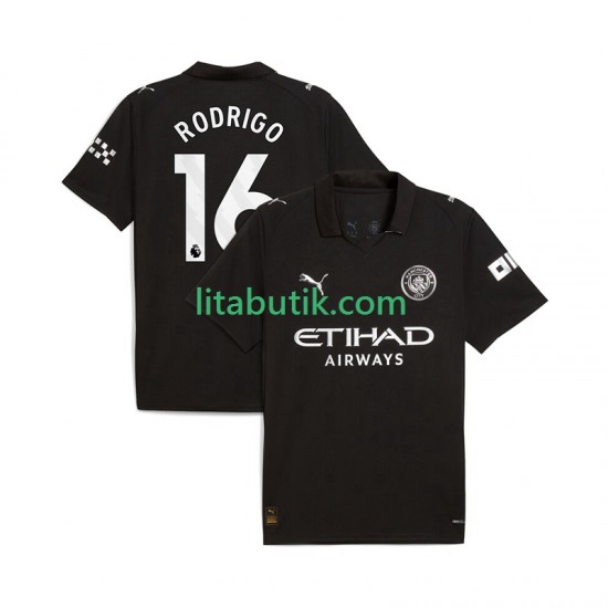 Manchester City Rodrigo Hernandez 16 Män Borta Fotbollströja 2025-2026 Kortärmad
