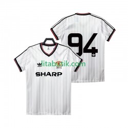 Manchester United 94 1983 1984 Retro Män Borta Fotbollströja Kortärmad Manchester United 94 1983 1984 Retro Män Borta Fotbollströja Kortärmad