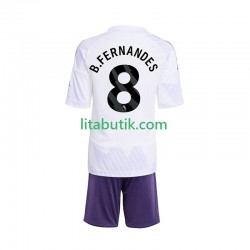Manchester United Bruno Fernandes 8 Barn Borta Fotbollströja 2025-2026 Kortärmad Manchester United Bruno Fernandes 8 Barn Borta Fotbollströja 2025-2026 Kortärmad