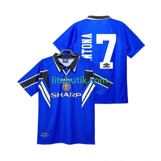 Manchester United CANTONA 7 1996 Retro Män Tredje Fotbollströja 1998 Kortärmad