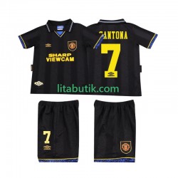 Manchester United CONTONA 7 1993 1994 Retro Barn Borta Fotbollströja Kortärmad Manchester United CONTONA 7 1993 1994 Retro Barn Borta Fotbollströja Kortärmad