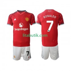Manchester United Cristiano Ronaldo 7 Barn Hemma Fotbollströja 2025-2026 Kortärmad Manchester United Cristiano Ronaldo 7 Barn Hemma Fotbollströja 2025-2026 Kortärmad
