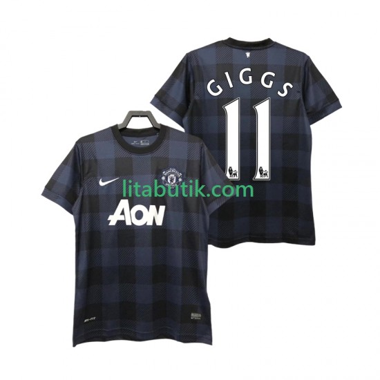 Manchester United GIGGS 11 2013 2014 Retro Män Borta Fotbollströja Kortärmad