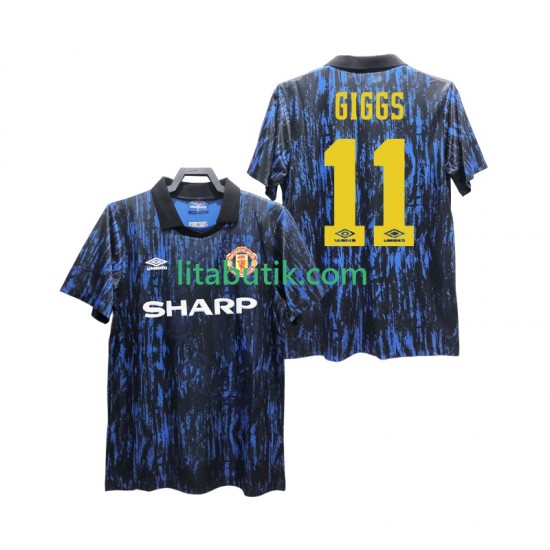 Manchester United GIGGS 11 1993 Retro Män Hemma Fotbollströja Kortärmad