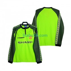 Manchester United 2000 Målvakt Retro Män Hemma Fotbollströja 1998 Långärmad Manchester United 2000 Målvakt Retro Män Hemma Fotbollströja 1998 Långärmad