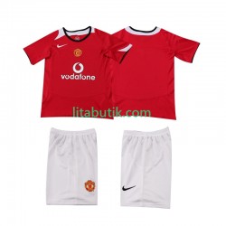 Manchester United 2005 Retro Barn Hemma Fotbollströja 2006 Kortärmad Manchester United 2005 Retro Barn Hemma Fotbollströja 2006 Kortärmad