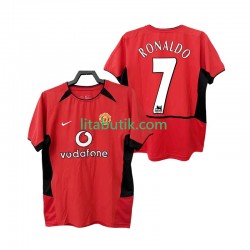 Manchester United RONALDO 7 Retro Män Hemma Fotbollströja 2002 2004 Kortärmad Manchester United RONALDO 7 Retro Män Hemma Fotbollströja 2002 2004 Kortärmad