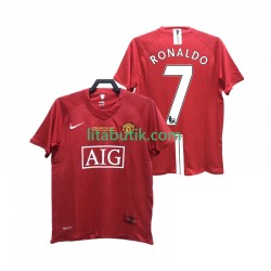 Manchester United RONALDO 7 2007 Retro Män Hemma Fotbollströja 2008 Kortärmad Manchester United RONALDO 7 2007 Retro Män Hemma Fotbollströja 2008 Kortärmad
