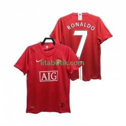 Manchester United RONALDO 7 Premier League 2007 Retro Män Hemma Fotbollströja 2008 Kortärmad Manchester United RONALDO 7 Premier League 2007 Retro Män Hemma Fotbollströja 2008 Kortärmad