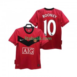 Manchester United ROONEY 10 2009 Retro Män Hemma Fotbollströja 2010 Kortärmad Manchester United ROONEY 10 2009 Retro Män Hemma Fotbollströja 2010 Kortärmad
