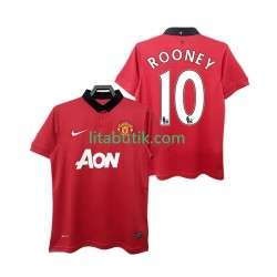 Manchester United ROONEY 10 2013 2014 Retro Män Hemma Fotbollströja Kortärmad Manchester United ROONEY 10 2013 2014 Retro Män Hemma Fotbollströja Kortärmad