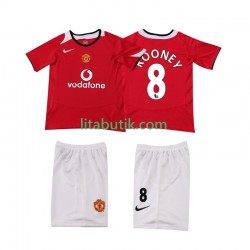 Manchester United ROONEY 8 2005 Retro Barn Hemma Fotbollströja 2006 Kortärmad Manchester United ROONEY 8 2005 Retro Barn Hemma Fotbollströja 2006 Kortärmad