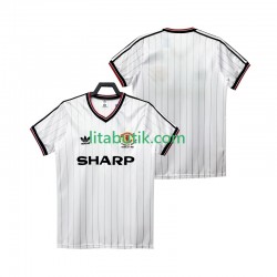 Manchester United 1983 1984 Retro Män Borta Fotbollströja Kortärmad Manchester United 1983 1984 Retro Män Borta Fotbollströja Kortärmad