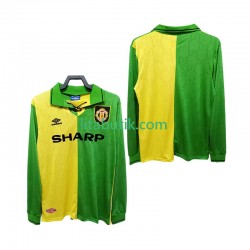 Manchester United 1992 1994 Retro Män Borta Fotbollströja Långärmad Manchester United 1992 1994 Retro Män Borta Fotbollströja Långärmad