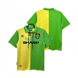 Manchester United 1992 1994 Retro Män Borta Fotbollströja Kortärmad Manchester United 1992 1994 Retro Män Borta Fotbollströja Kortärmad