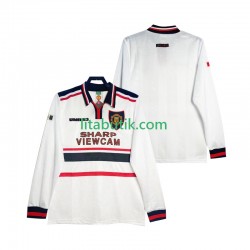 Manchester United Retro Män Borta Fotbollströja 1998 1999 Långärmad Manchester United Retro Män Borta Fotbollströja 1998 1999 Långärmad