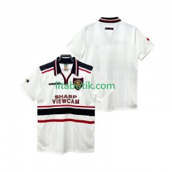Manchester United Retro Män Borta Fotbollströja 1998 1999 Kortärmad Manchester United Retro Män Borta Fotbollströja 1998 1999 Kortärmad