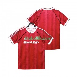 Manchester United 1990 1992 Retro Män Hemma Fotbollströja Kortärmad Manchester United 1990 1992 Retro Män Hemma Fotbollströja Kortärmad