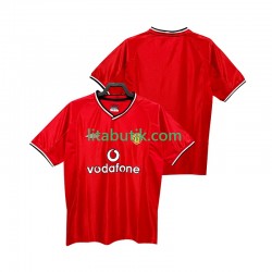 Manchester United 2000 Retro Män Hemma Fotbollströja 2002 Kortärmad Manchester United 2000 Retro Män Hemma Fotbollströja 2002 Kortärmad