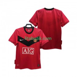 Manchester United 2009 Retro Män Hemma Fotbollströja 2010 Kortärmad Manchester United 2009 Retro Män Hemma Fotbollströja 2010 Kortärmad