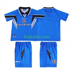Manchester United 1996 Retro Barn Tredje Fotbollströja 1998 Kortärmad Manchester United 1996 Retro Barn Tredje Fotbollströja 1998 Kortärmad