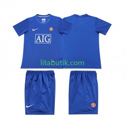 Manchester United 2009 Retro Barn Tredje Fotbollströja 2008 Kortärmad Manchester United 2009 Retro Barn Tredje Fotbollströja 2008 Kortärmad