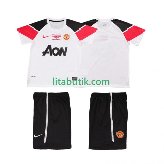 Manchester United Champions League 2012 Retro Barn Tredje Fotbollströja 2011 Kortärmad