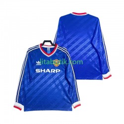 Manchester United 1986 1988 Retro Män Tredje Fotbollströja Långärmad Manchester United 1986 1988 Retro Män Tredje Fotbollströja Långärmad