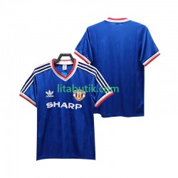 Manchester United 1986 1988 Retro Män Tredje Fotbollströja Kortärmad Manchester United 1986 1988 Retro Män Tredje Fotbollströja Kortärmad