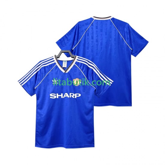 Manchester United 1988 1990 Retro Män Tredje Fotbollströja Kortärmad