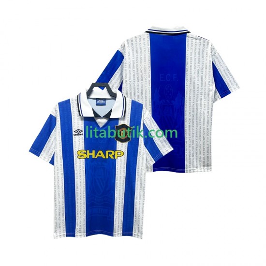 Manchester United 1994 1996 Retro Män Tredje Fotbollströja Kortärmad