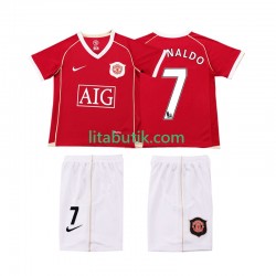 Manchester United Ronaldo 7 2007 Retro Barn Hemma Fotbollströja 2006 Kortärmad Manchester United Ronaldo 7 2007 Retro Barn Hemma Fotbollströja 2006 Kortärmad