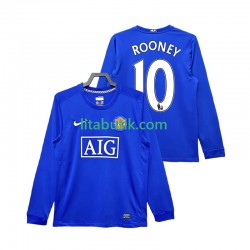 Manchester United Rooney 10 2009 Retro Män Tredje Fotbollströja 2008 Långärmad Manchester United Rooney 10 2009 Retro Män Tredje Fotbollströja 2008 Långärmad