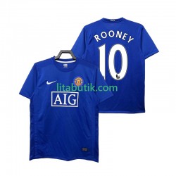 Manchester United Rooney 10 2009 Retro Män Tredje Fotbollströja 2008 Kortärmad Manchester United Rooney 10 2009 Retro Män Tredje Fotbollströja 2008 Kortärmad