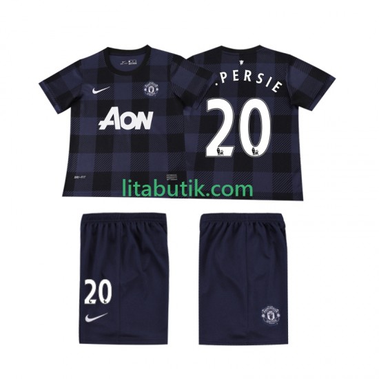 Manchester United V PERSIE 20 2013 2014 Retro Barn Borta Fotbollströja Kortärmad