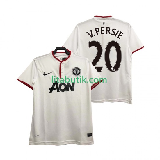 Manchester United V PERSIE 20 2013 2014 Retro Män Tredje Fotbollströja Kortärmad