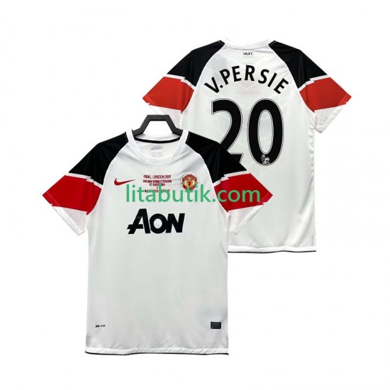 Manchester United V PERSIE 20 Champions League 2012 Retro Män Tredje Fotbollströja 2011 Kortärmad