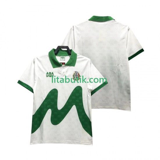 Mexiko 1995 Retro Män Borta Fotbollströja Kortärmad